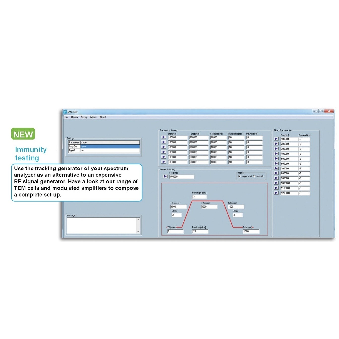 Tekbox EMCview Pro software