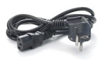 Mains cable C13 - Schuko 2m 10A