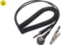 ESD spiral binding wire 2.4m with alligator clip