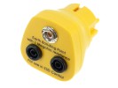ESD earthing plug with banana connector