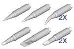 JBC (de)soldering tip set for  NT105 and NP105 tools