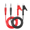 Banana to aligator cables (15A) black & red