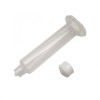 Paste dispenser syringe