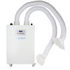 FE2W-DBL powerful fume extractor with two tubes