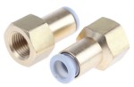 6 mm push-fit adapter 1/8”