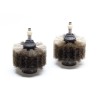 JBC CLMB-A8 metal brushes for CLB (2 pcs) black