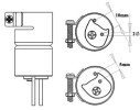 Nozzle round double setting