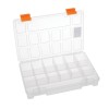 Storage box with 15 compartments open