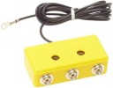 ESD-safe earthing box (yellow)