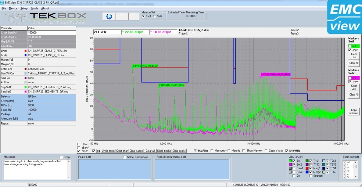 Tekbox EMCview software