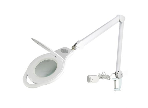 Illuminated desktop magnifier