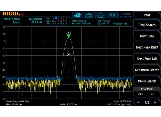 Rigol RSA3000 pre-amplifier option