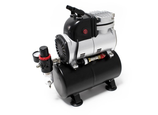 Silent airbrush compressor