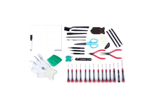 Wrepair pro toolset for smartphone and tablet repairs (38 pieces)