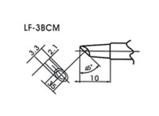 Aoyue actieve soldeerpunt 3,5 mm hol