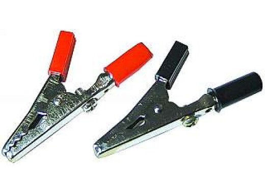 Krokodilklem 4mm rood