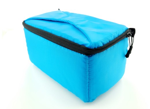 Blue camera bag