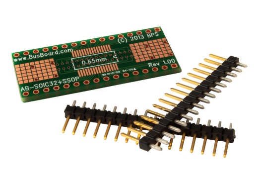 BusBoard AB-SOIC32+SSOP adapter board
