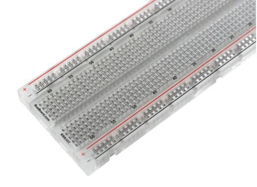 BusBoard BB830T transparant breadboard