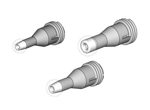 JBC C360 series desoldering nozzles