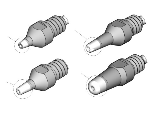 JBC C560 series desoldering nozzles