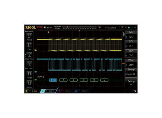 Rigol DHO5000 SENT signal decoder option
