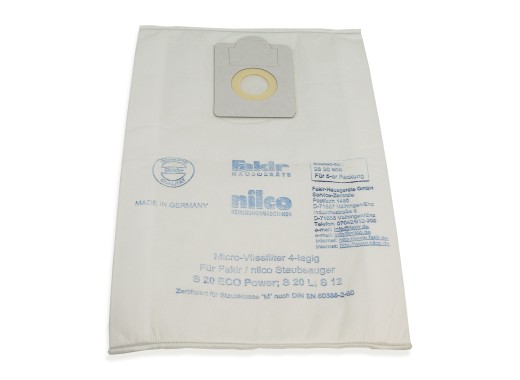Dust bag for ESD safe silent vacuum cleaner