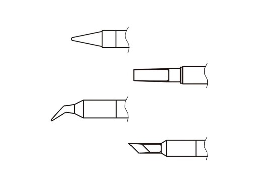 Hakko T52 series soldering tips (pair)
