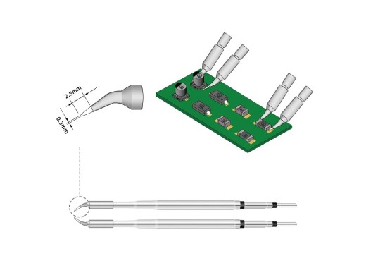 Sequre HT140-IS tweezer tip set (2 pcs)