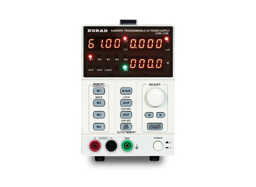 Korad KA6005PS power supply safety connectors front