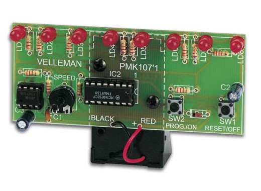 Running light with LEDs