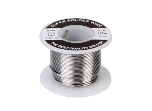 Premium soldering tin 60/40 lead-containing 1.0 mm