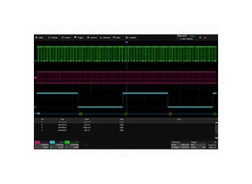 Siglent SDS5000X HD series I2S trigger & decode option