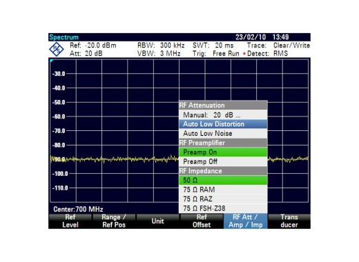 Rohde & Schwarz FSC-B22 preamplifier option