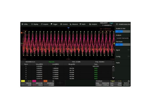 Siglent SDS6000L power analysis option