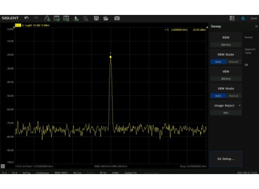 Siglent SNA5000-SA license
