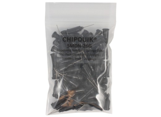 Chipquik Dispensing Needles 100 pack - 26 gauge