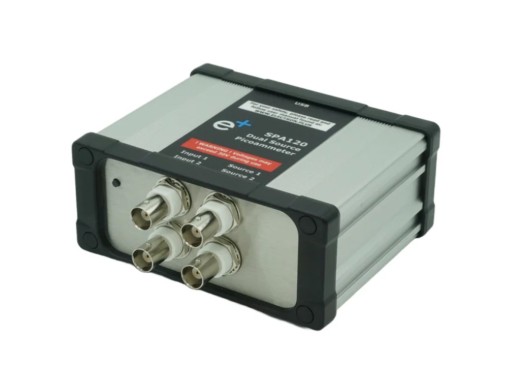 SPA120 dual source picoammeter front view