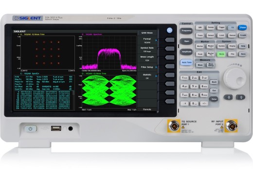 Siglent SSA3021X Plus with EMI, EMCView and NF probes