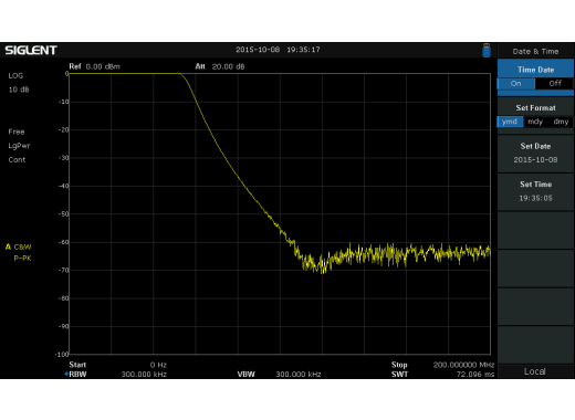Siglent SSA3000X tracking generator option