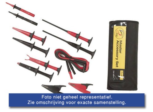 2e kans Fluke TLK-225 6-delige multimeter klemmen set