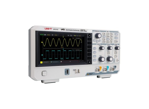 UNI-T UPO1102 oscilloscope side