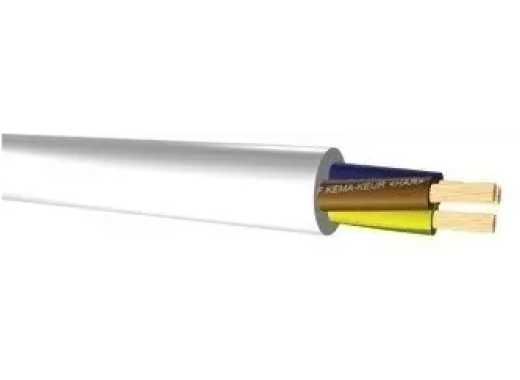 100 meter 3x 2,5mm2 wit snoer VMVL