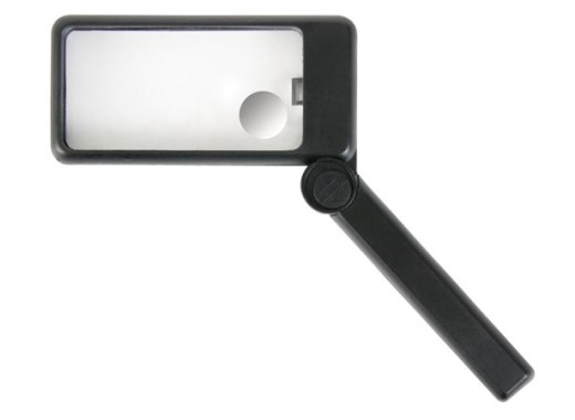 Vergrootglas met lamp