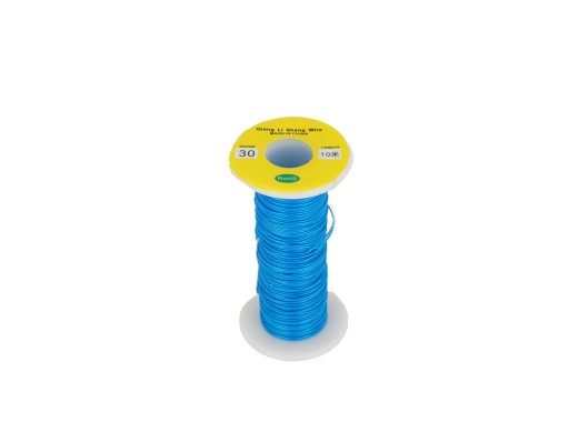 30AWG blue rework wire for SMD repairs