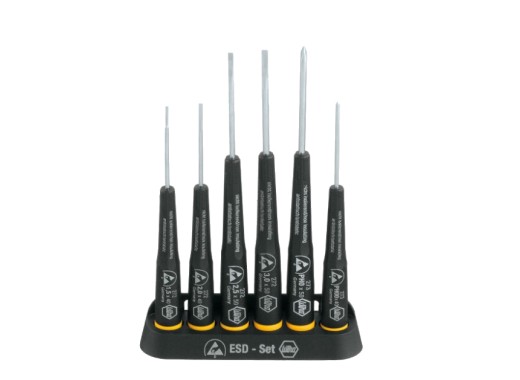 Wiha 270PK601 ESD safe 6-piece precision screwdriver set