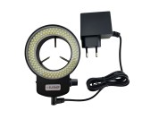 Dimmable LED ring 12W for microscopes 144 LEDs