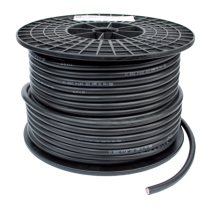 Premium flexibele kabel op maat (zwart)