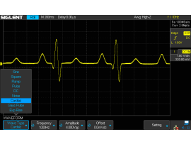 Siglent SDS2000X HD 25 MHz function generator option