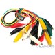 10 cables with alligator clips